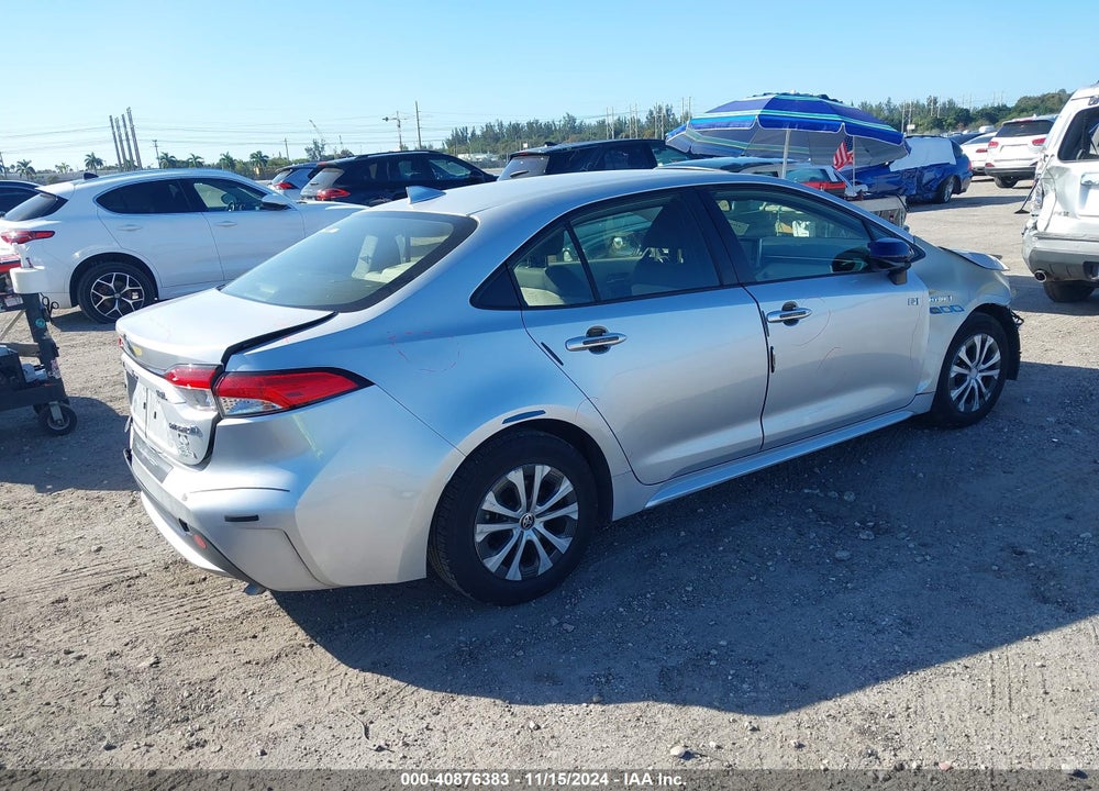 2020 TOYOTA COROLLA HYBRID LE VIN: JTDEBRBE4LJ010767