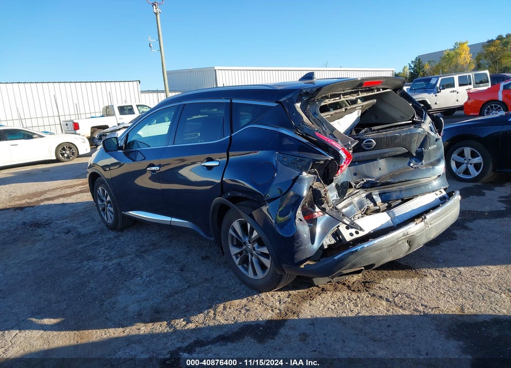 2017 NISSAN MURANO SL VIN: 5N1AZ2MH1HN125363