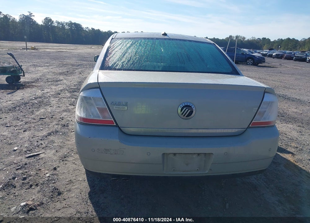 2008 MERCURY SABLE PREMIER VIN: 1MEHM42W88G614201