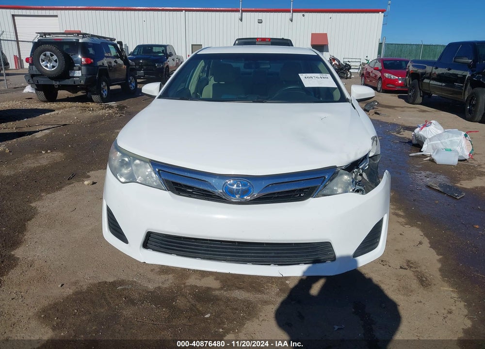 2012 TOYOTA CAMRY HYBRID VIN: 4T1BD1FK5CU013539