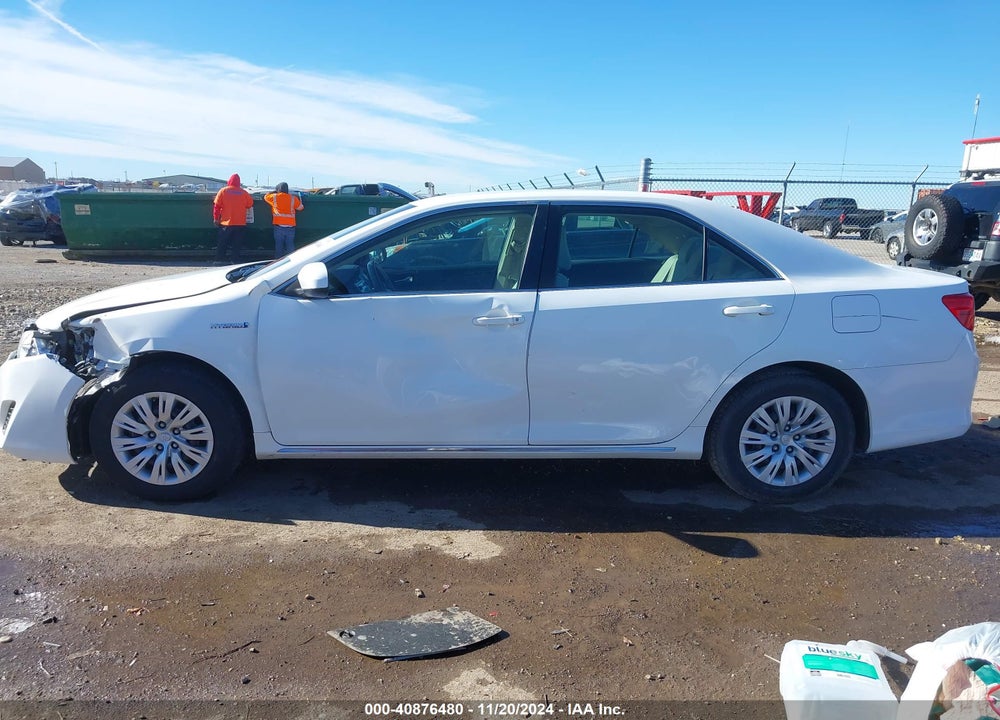 2012 TOYOTA CAMRY HYBRID VIN: 4T1BD1FK5CU013539