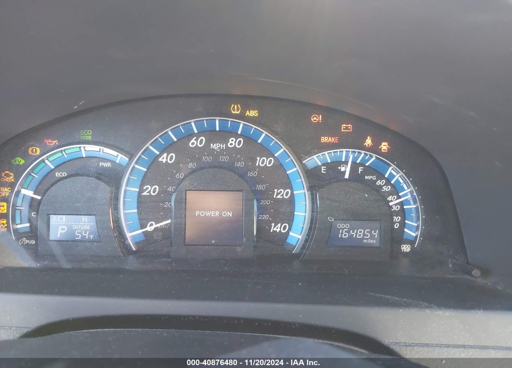 2012 TOYOTA CAMRY HYBRID VIN: 4T1BD1FK5CU013539