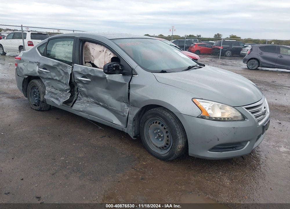 2013 NISSAN SENTRA SV VIN: 3N1AB7AP1DL647067