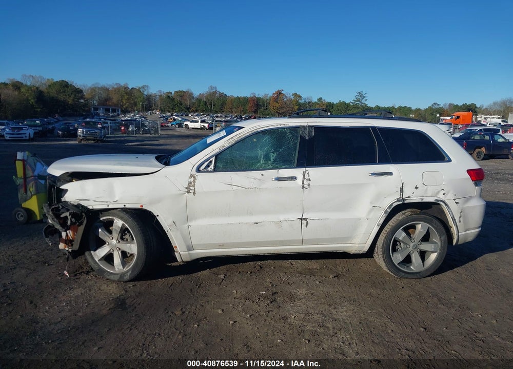 2014 JEEP GRAND CHEROKEE OVERLAND VIN: 1C4RJFCGXEC409175