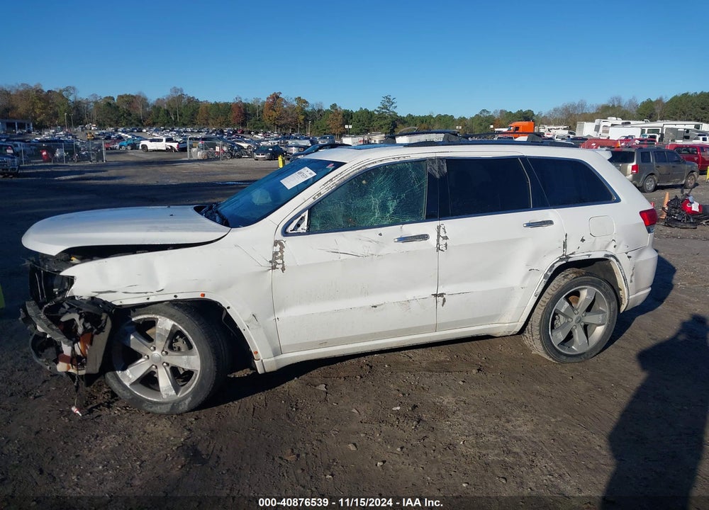 2014 JEEP GRAND CHEROKEE OVERLAND VIN: 1C4RJFCGXEC409175