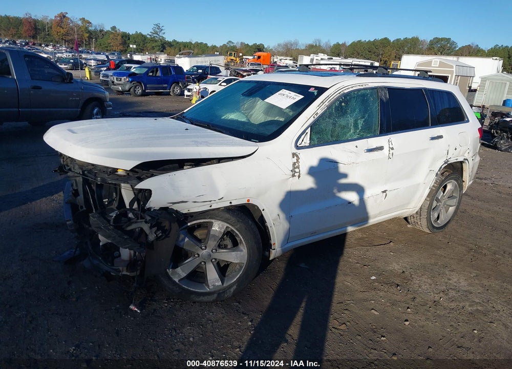 2014 JEEP GRAND CHEROKEE OVERLAND VIN: 1C4RJFCGXEC409175