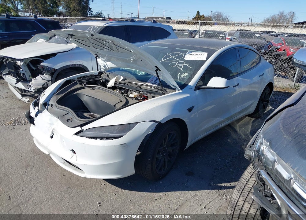 2024 TESLA MODEL 3 REAR-WHEEL DRIVE VIN: 5YJ3E1EA5RF782381