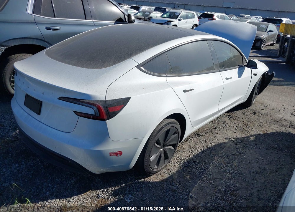 2024 TESLA MODEL 3 REAR-WHEEL DRIVE VIN: 5YJ3E1EA5RF782381