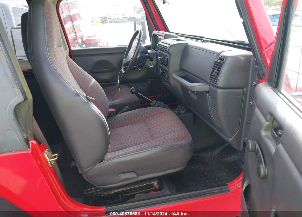 2000 JEEP WRANGLER SPORT VIN: 1J4FA49S4YP783291