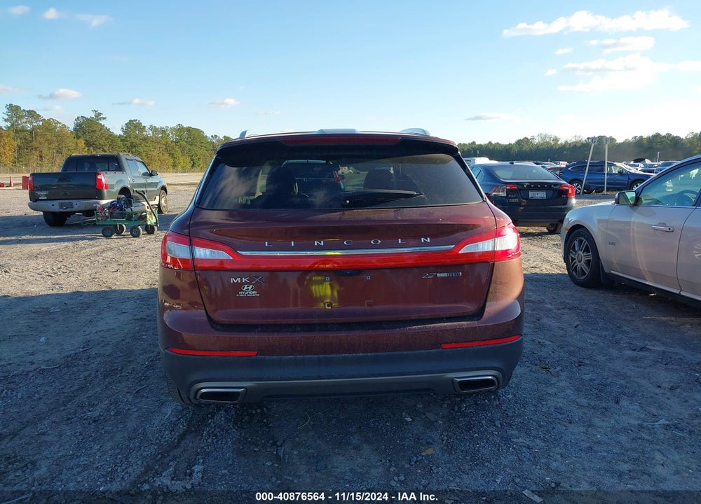 2016 LINCOLN MKX RESERVE VIN: 2LMTJ6LPXGBL79894