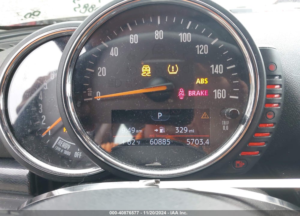 2016 MINI CLUBMAN COOPER VIN: WMWLN5C52G2E29576