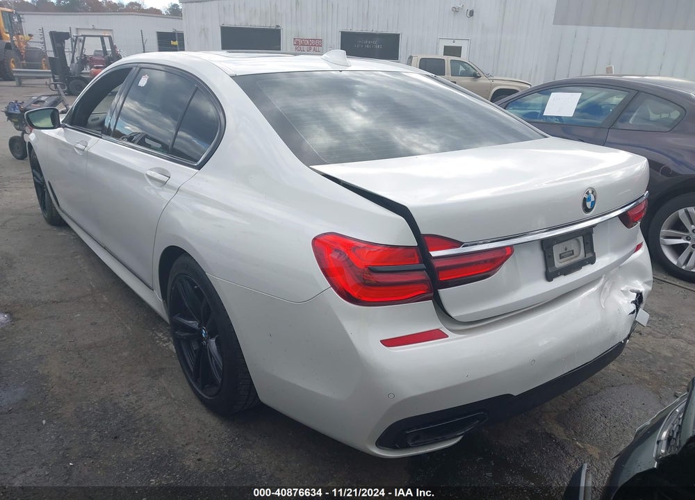 2019 BMW 740I XDRIVE VIN: WBA7E4C54KGV70282