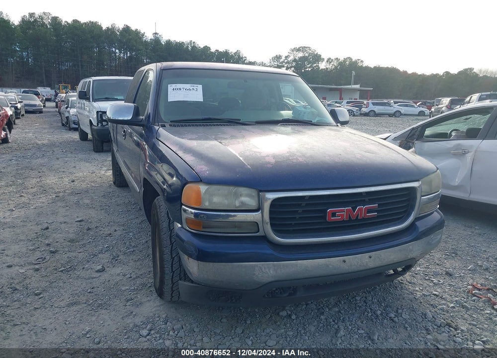 2001 GMC SIERRA 1500 SLE VIN: 2GTEC19T511207179
