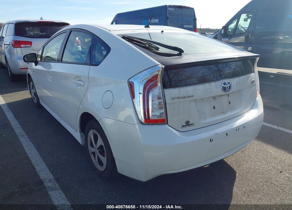 2013 TOYOTA PRIUS TWO VIN: JTDKN3DUXD1634263