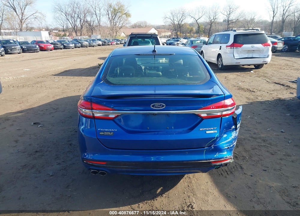 2017 FORD FUSION SPORT VIN: 3FA6P0VPXHR179788
