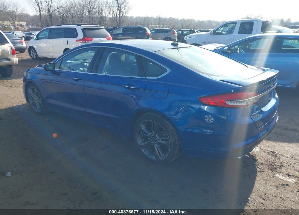 2017 FORD FUSION SPORT VIN: 3FA6P0VPXHR179788