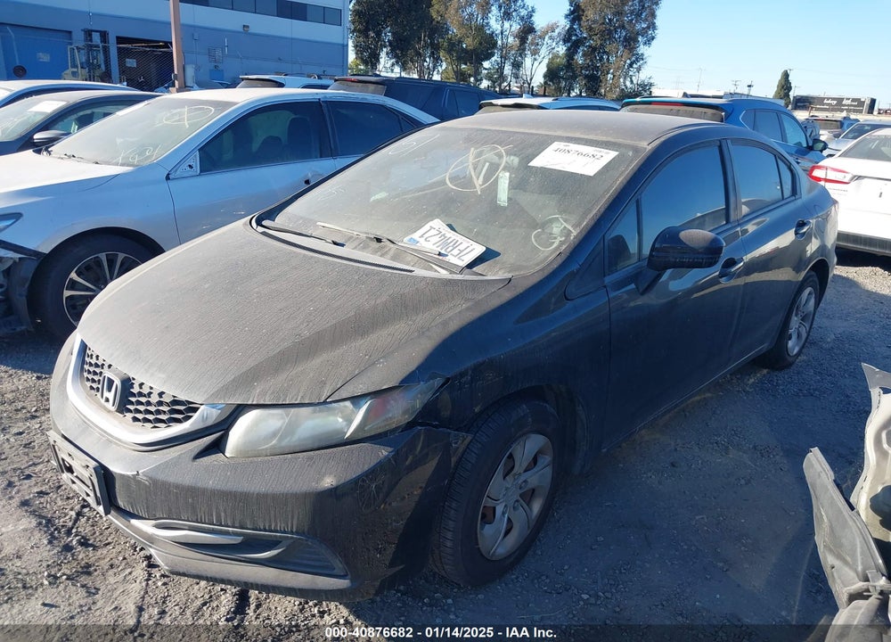 2014 HONDA CIVIC LX VIN: 19XFB2F59EE260298