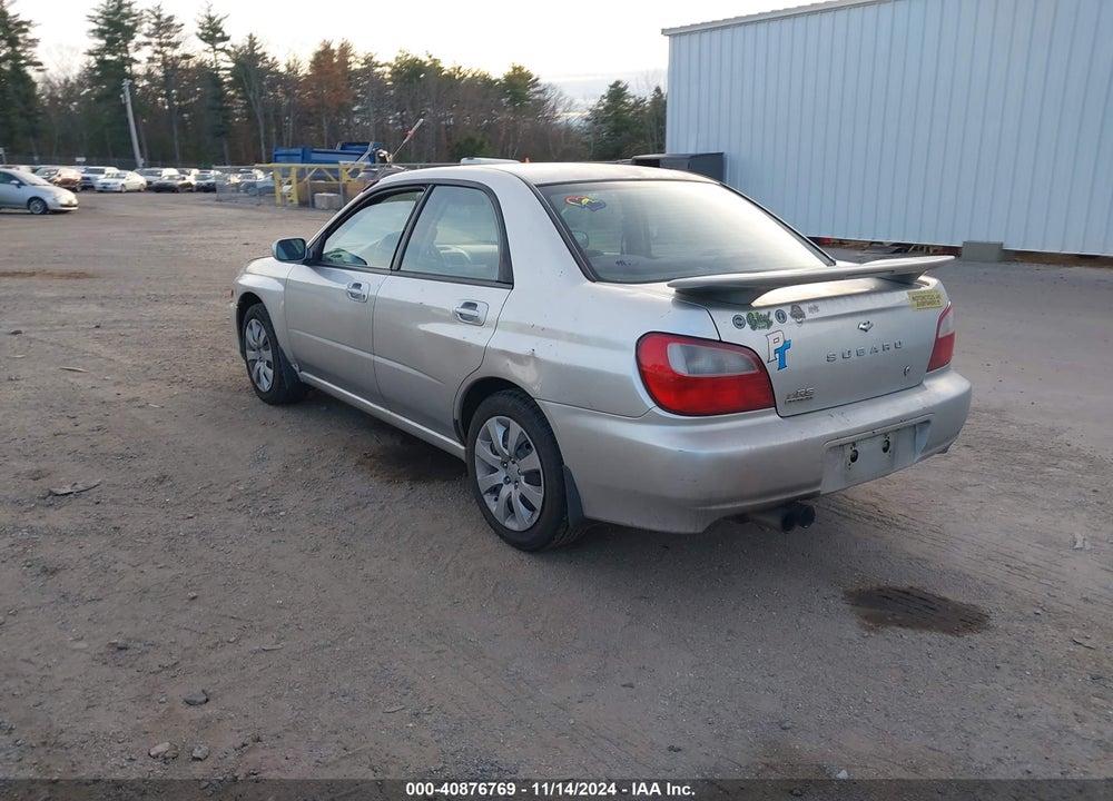 2002 SUBARU IMPREZA 2.5RS VIN: JF1GD67532H503359