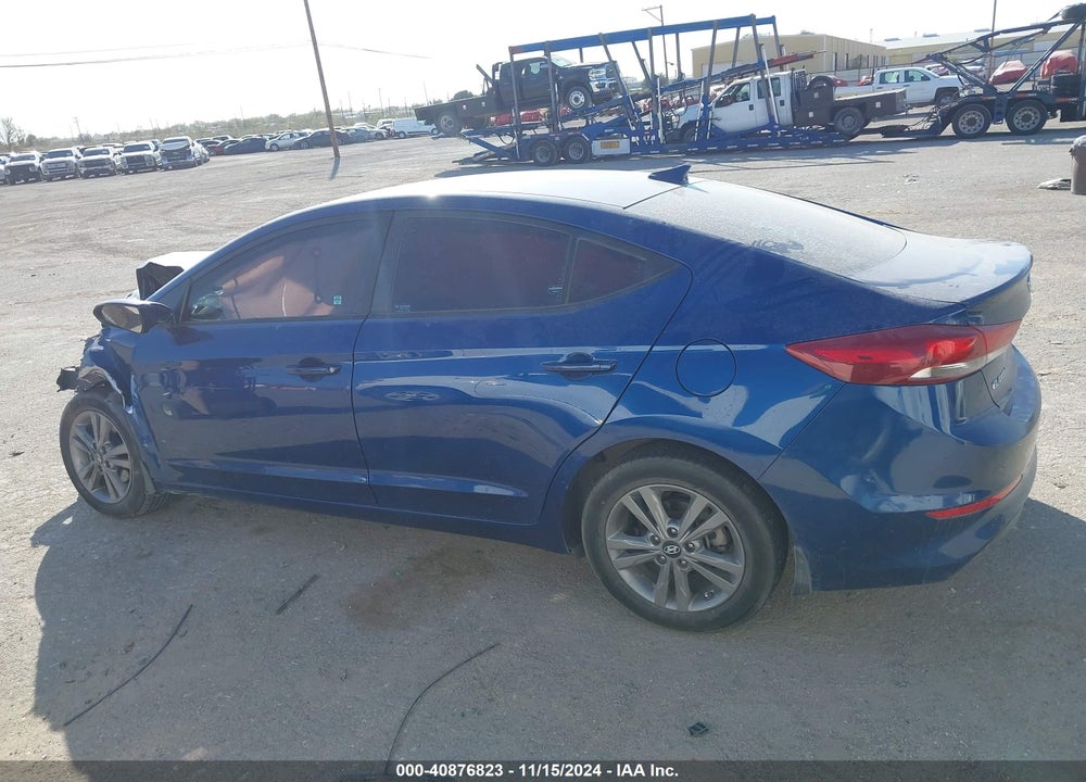 2018 HYUNDAI ELANTRA SEL VIN: 5NPD84LFXJH257012