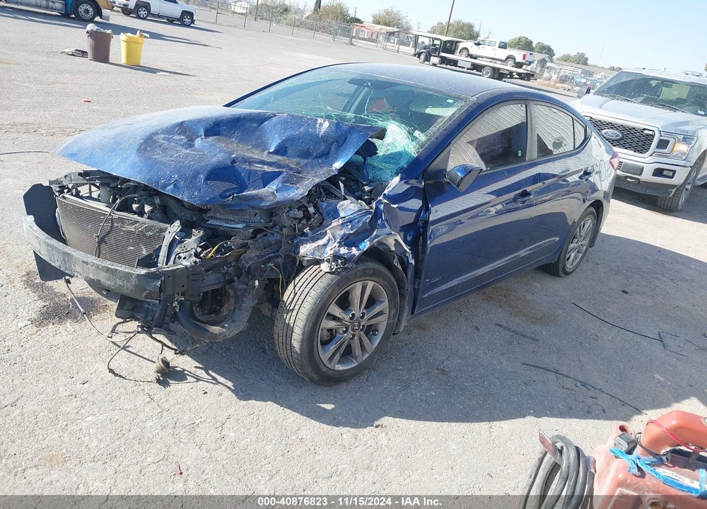 2018 HYUNDAI ELANTRA SEL VIN: 5NPD84LFXJH257012