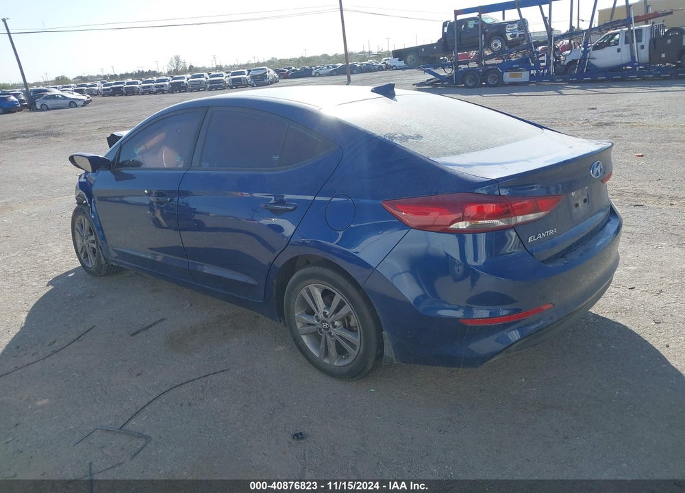2018 HYUNDAI ELANTRA SEL VIN: 5NPD84LFXJH257012