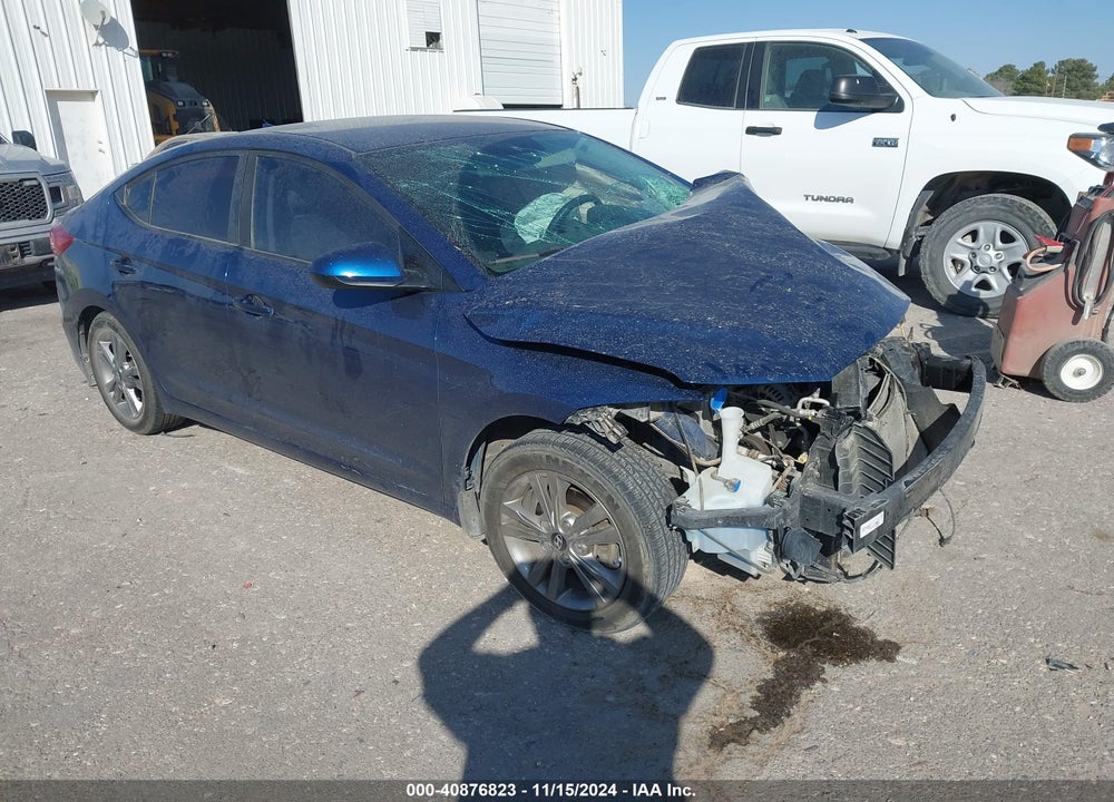 2018 HYUNDAI ELANTRA SEL VIN: 5NPD84LFXJH257012
