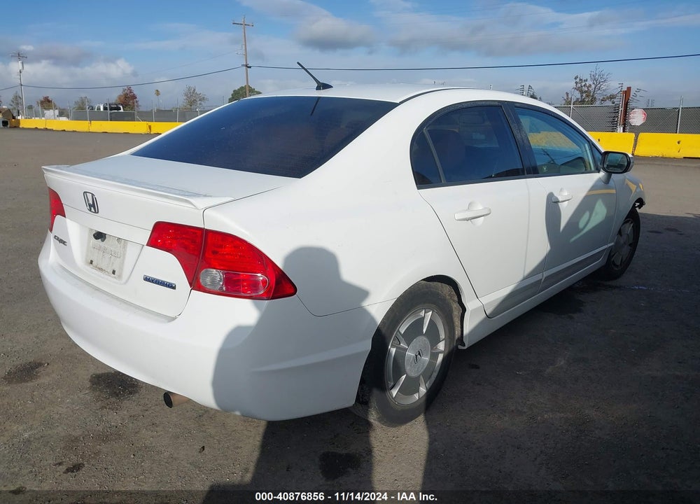 2008 HONDA CIVIC HYBRID VIN: JHMFA36208S000869
