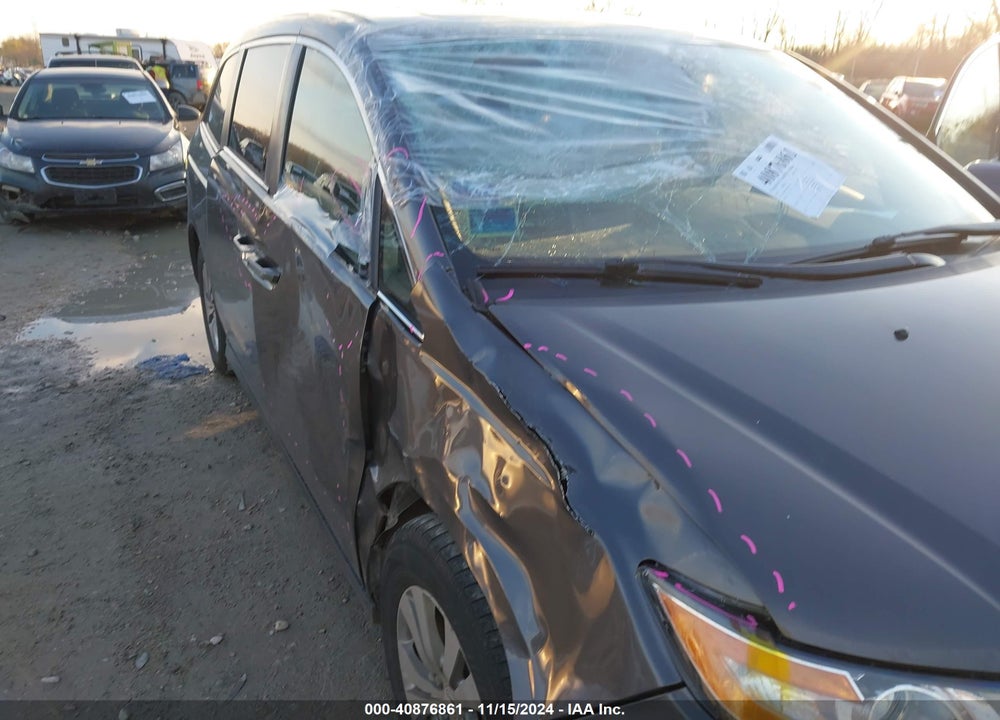 2016 HONDA ODYSSEY EX-L VIN: 5FNRL5H61GB131518
