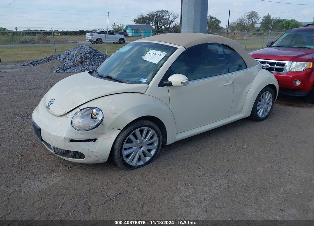 2008 VOLKSWAGEN NEW BEETLE SE VIN: 3VWRF31YX8M402299