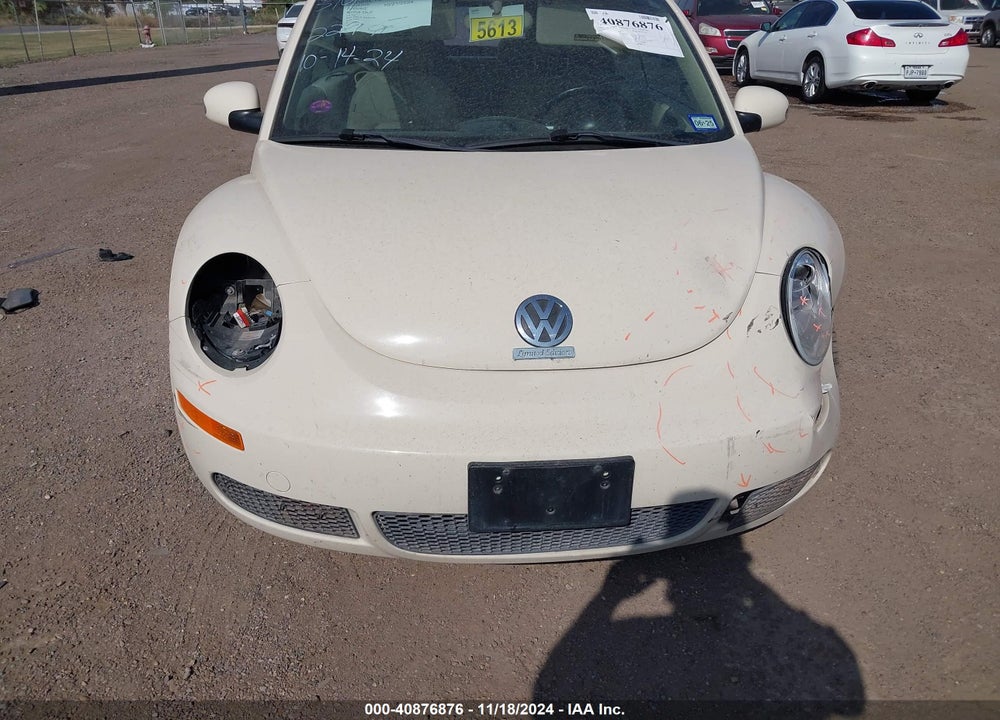 2008 VOLKSWAGEN NEW BEETLE SE VIN: 3VWRF31YX8M402299