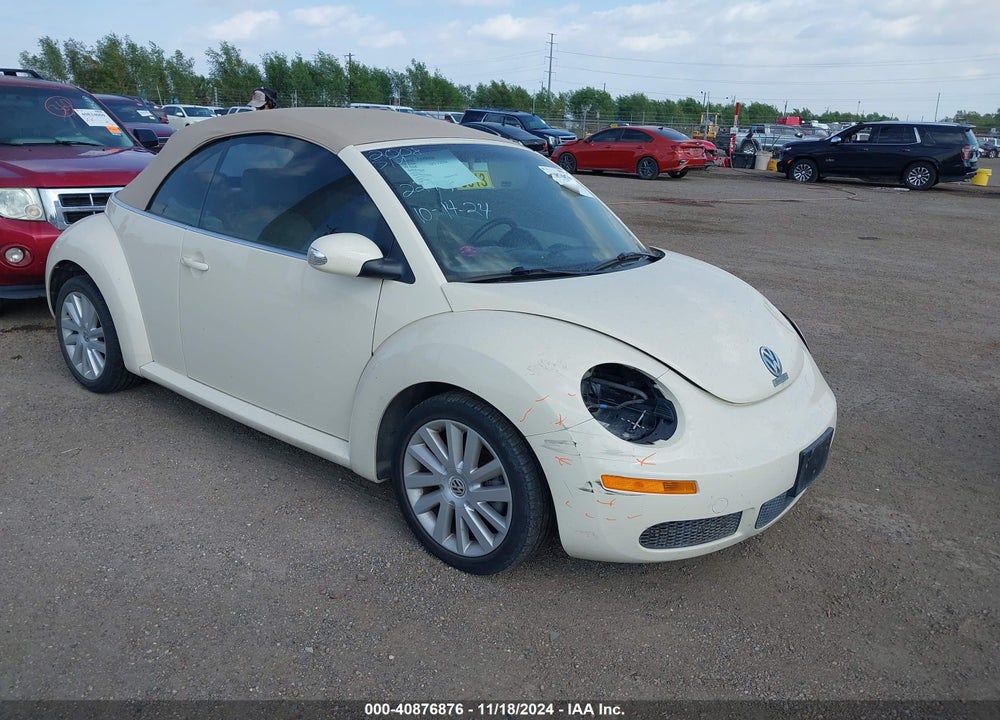 2008 VOLKSWAGEN NEW BEETLE SE VIN: 3VWRF31YX8M402299