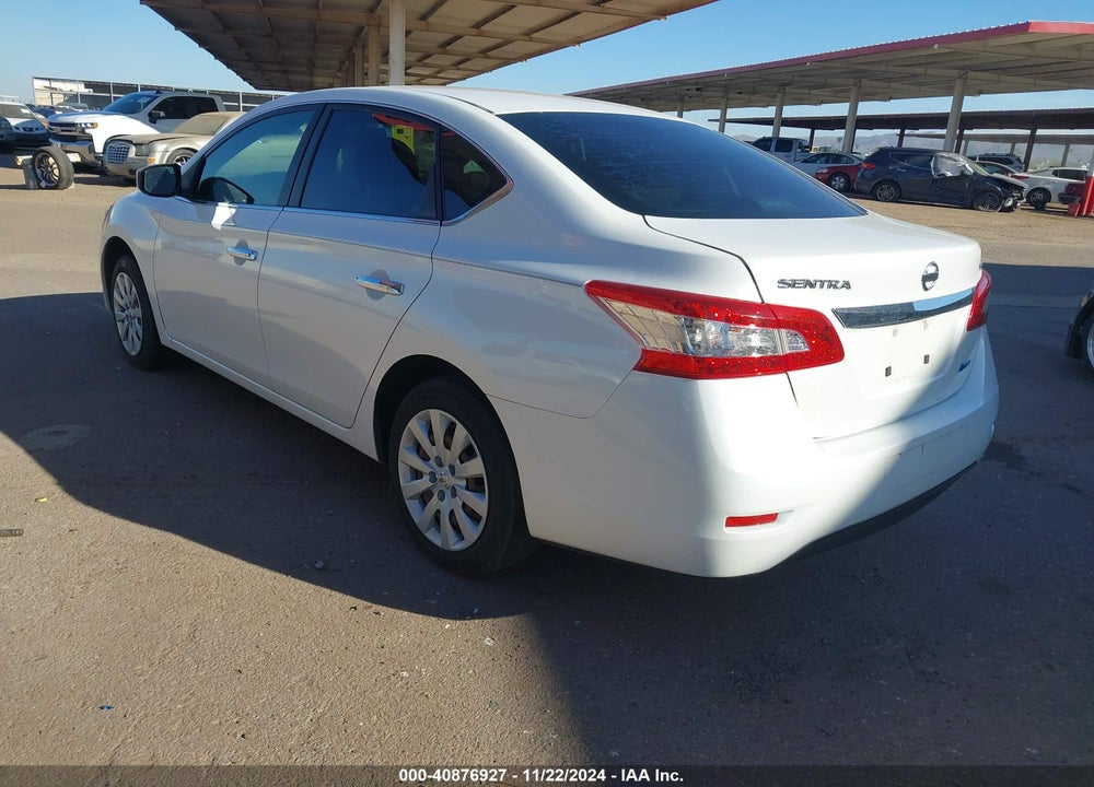2013 NISSAN SENTRA SV VIN: 3N1AB7AP3DL747672