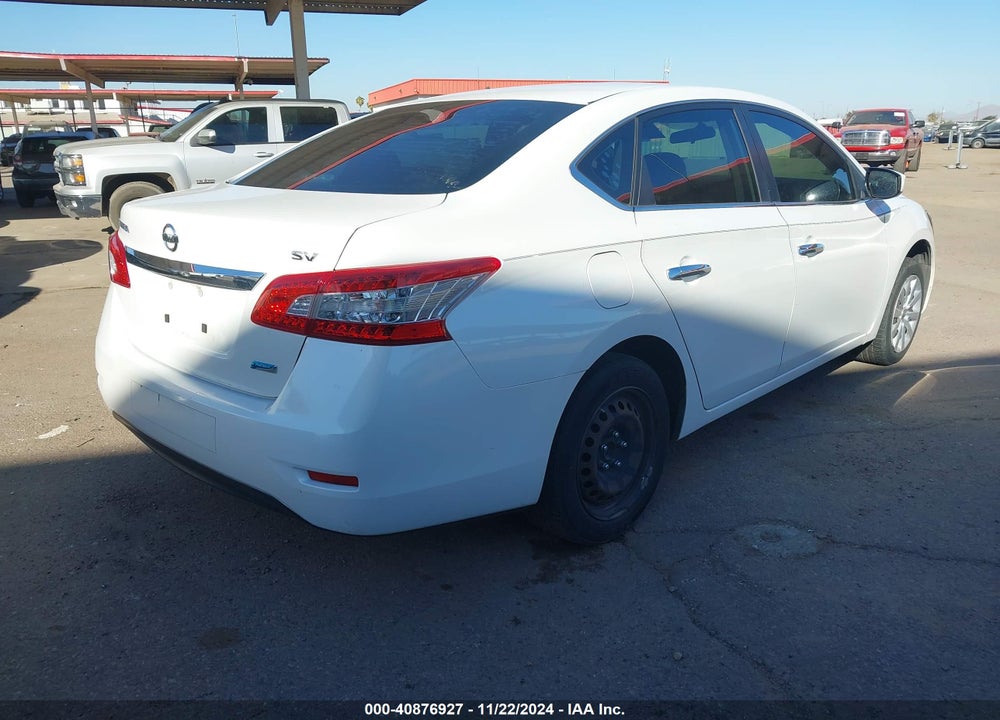 2013 NISSAN SENTRA SV VIN: 3N1AB7AP3DL747672