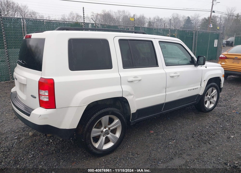2016 JEEP PATRIOT LATITUDE VIN: 1C4NJRFB4GD599004