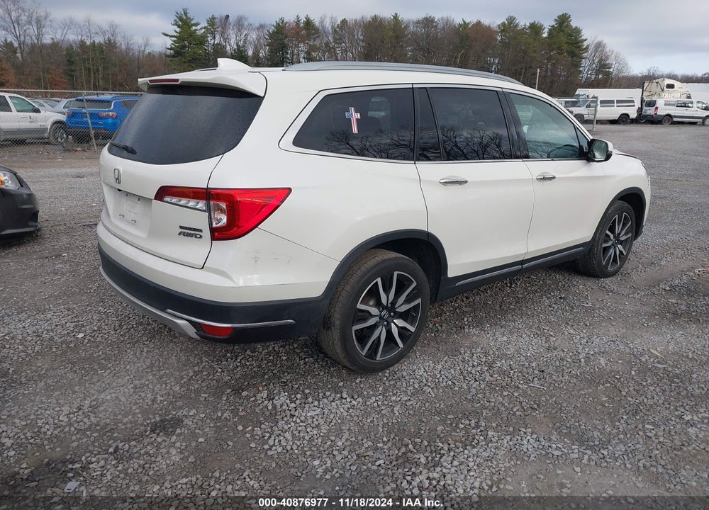 2019 HONDA PILOT TOURING VIN: 5FNYF6H66KB071544