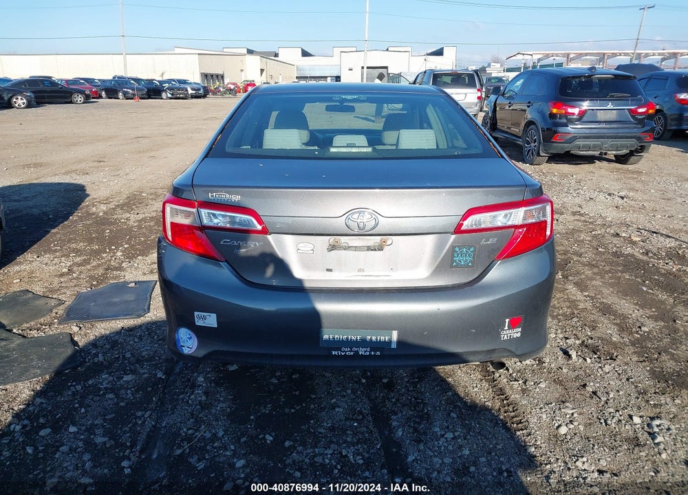 2013 TOYOTA CAMRY LE VIN: 4T1BF1FK4DU639062