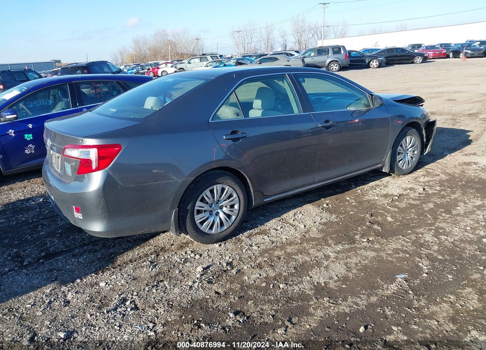 2013 TOYOTA CAMRY LE VIN: 4T1BF1FK4DU639062