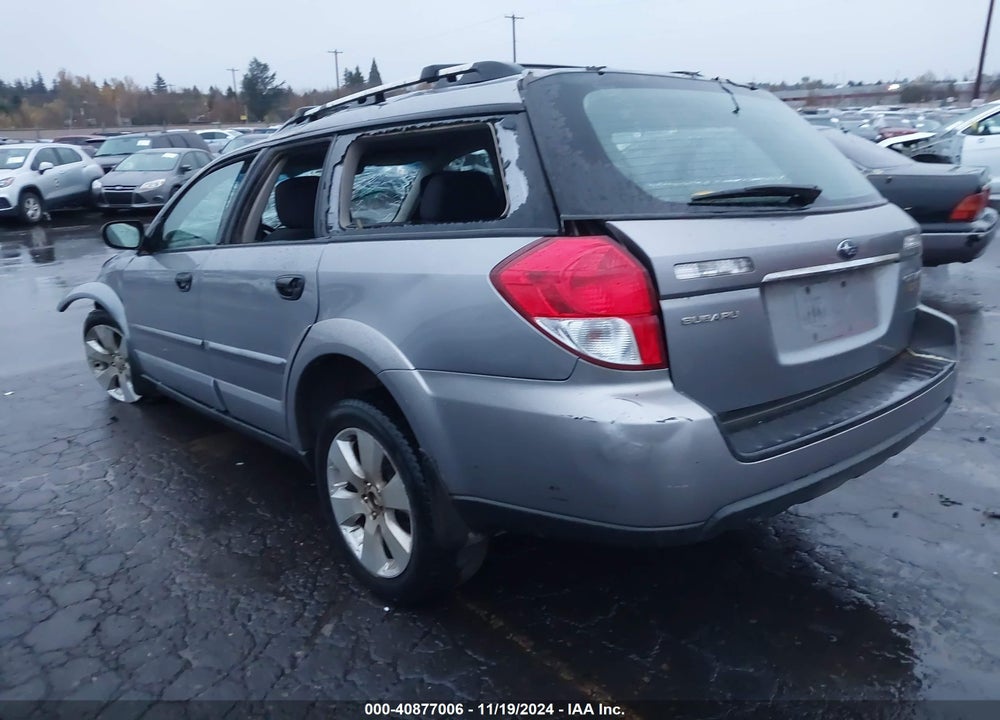 2008 SUBARU OUTBACK 2.5I VIN: 4S4BP61C286358379
