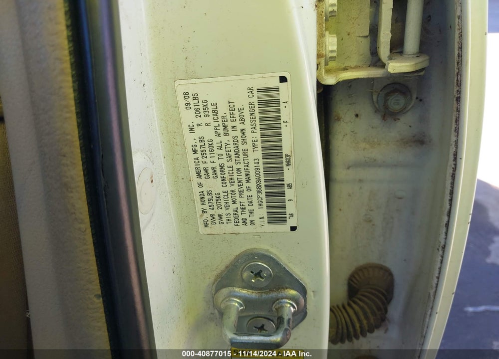 2009 HONDA ACCORD 3.5 EX-L VIN: 1HGCP368X9A009143