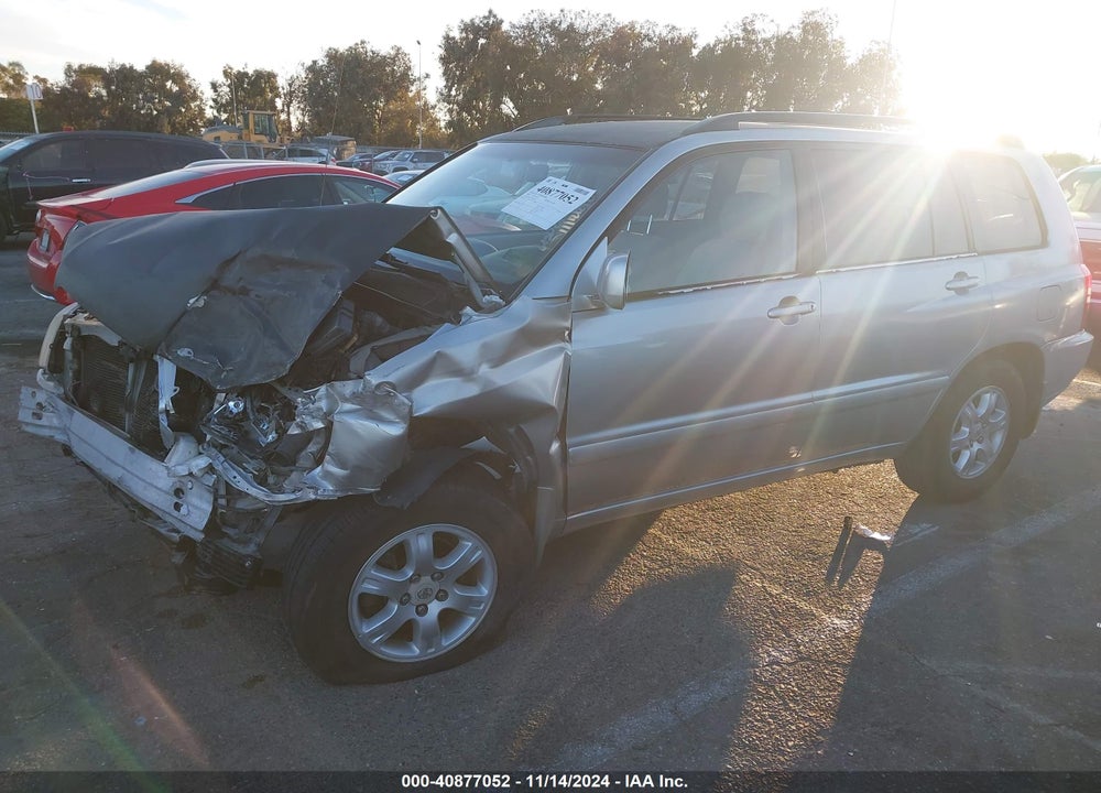 2002 TOYOTA HIGHLANDER V6 VIN: JTEGF21A320066220