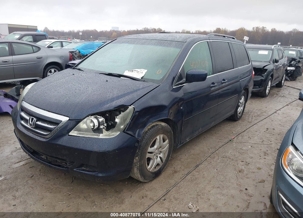 2007 HONDA ODYSSEY EX VIN: 5FNRL38407B055390