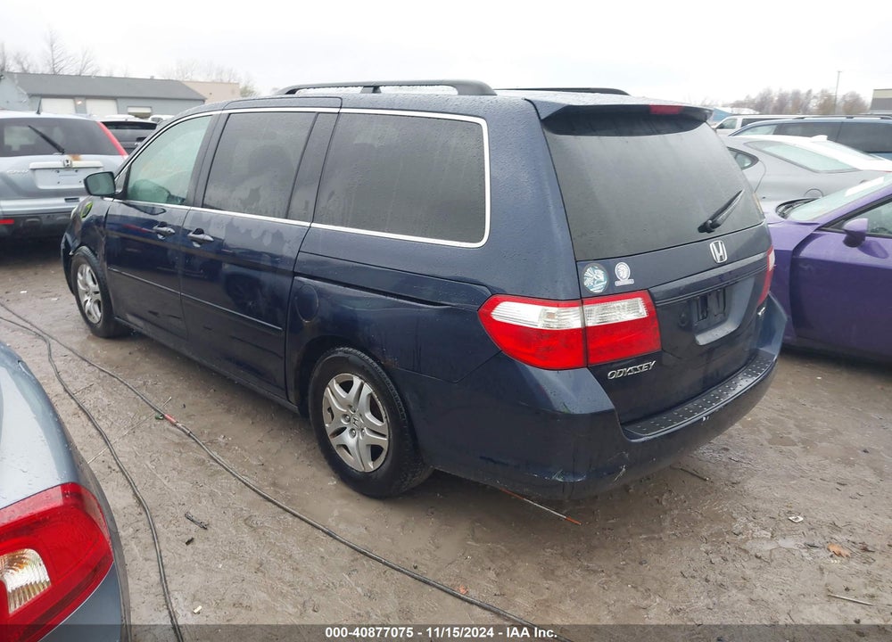 2007 HONDA ODYSSEY EX VIN: 5FNRL38407B055390