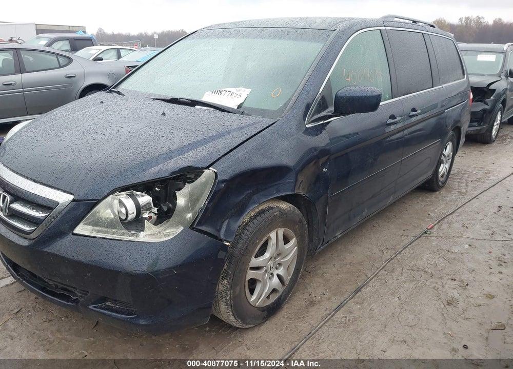 2007 HONDA ODYSSEY EX VIN: 5FNRL38407B055390
