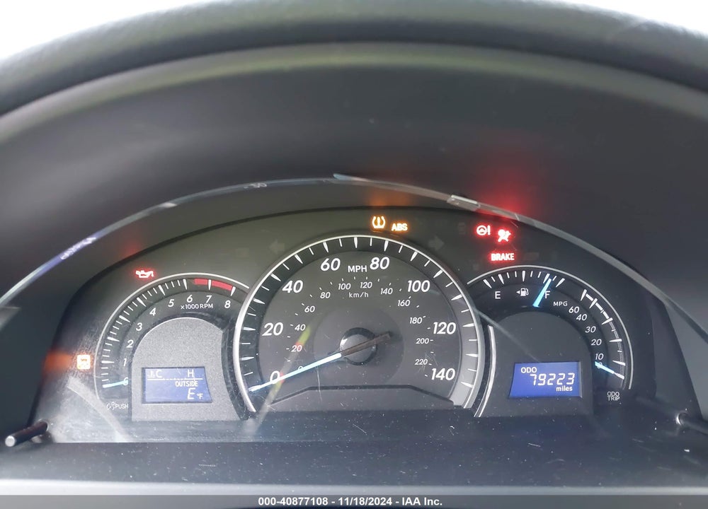 2013 TOYOTA CAMRY LE VIN: 4T1BF1FK8DU718850