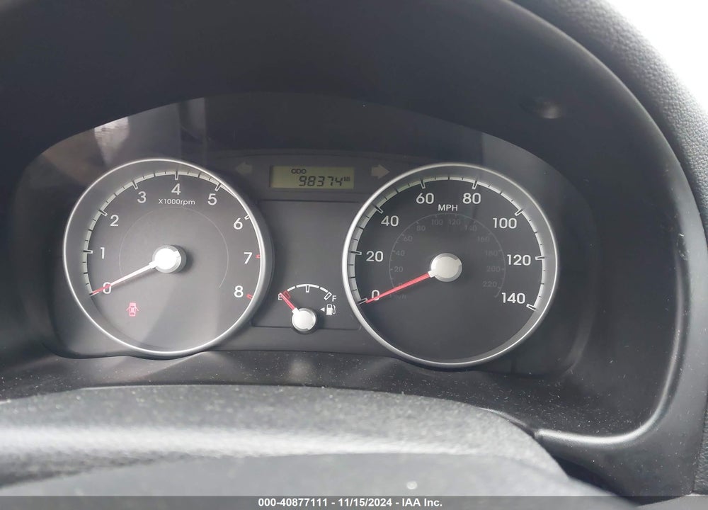 2011 HYUNDAI ACCENT GL VIN: KMHCM3AC3BU207873