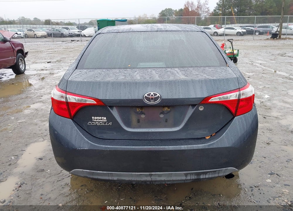 2016 TOYOTA COROLLA L VIN: 5YFBURHE9GP550153