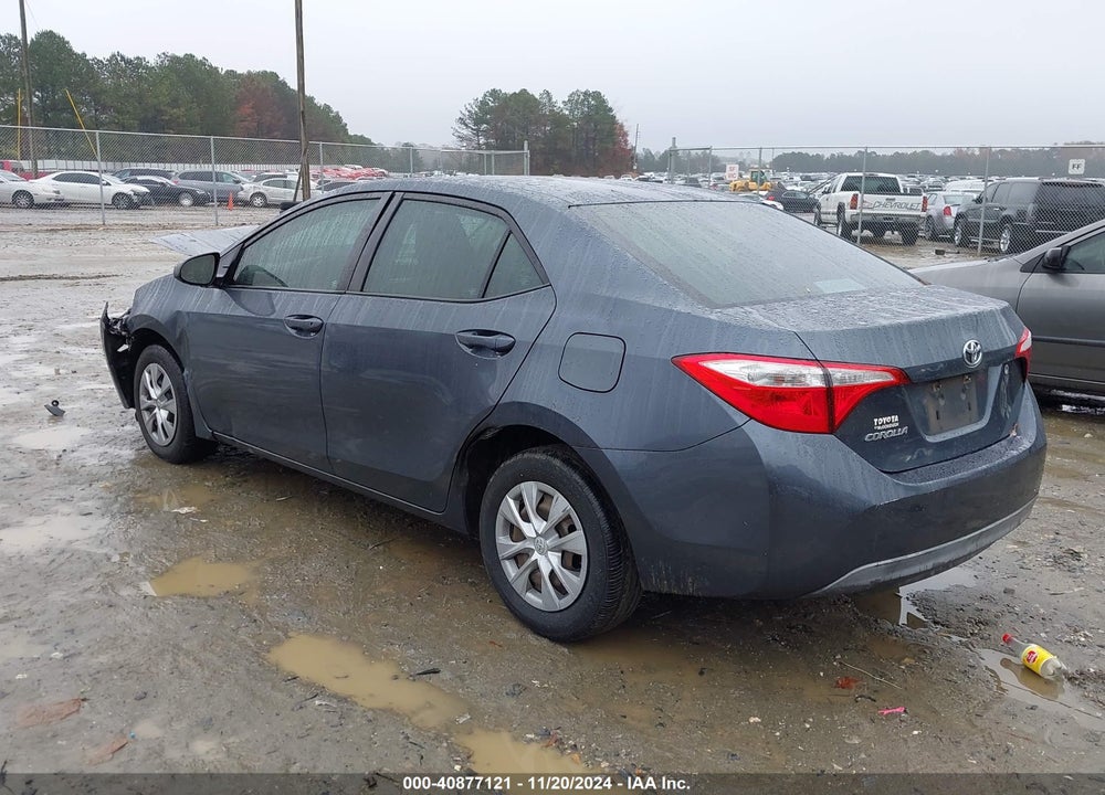 2016 TOYOTA COROLLA L VIN: 5YFBURHE9GP550153