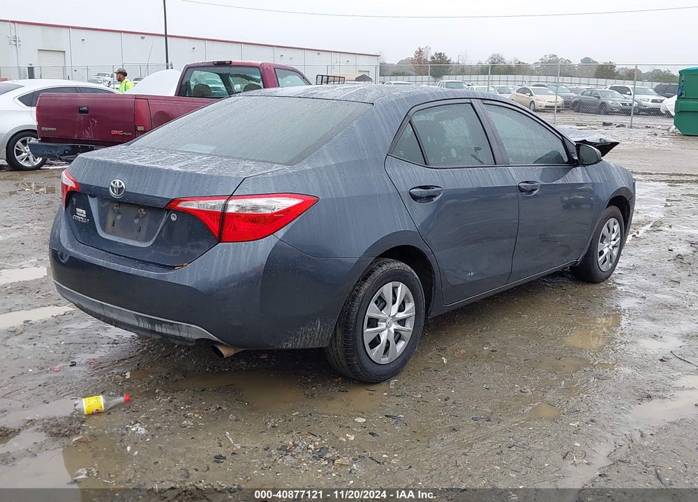 2016 TOYOTA COROLLA L VIN: 5YFBURHE9GP550153