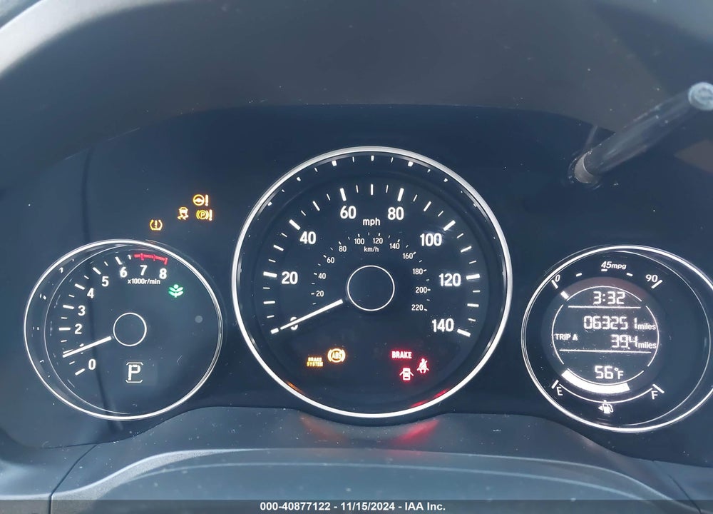 2018 HONDA HR-V EX VIN: 3CZRU6H5XJG712733