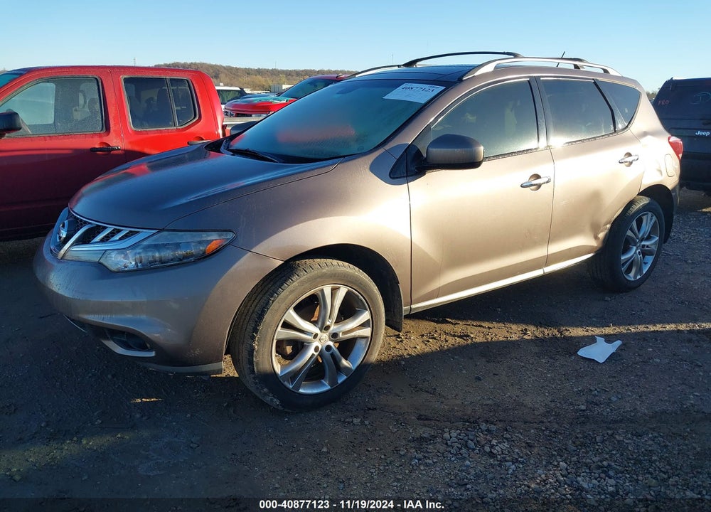 2012 NISSAN MURANO LE VIN: JN8AZ1MUXCW106250